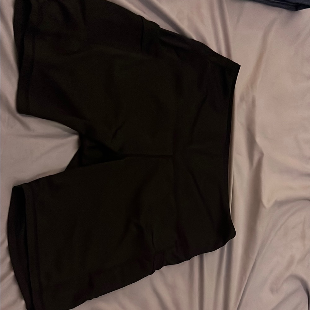 Black Bike Shorts with Clean Design